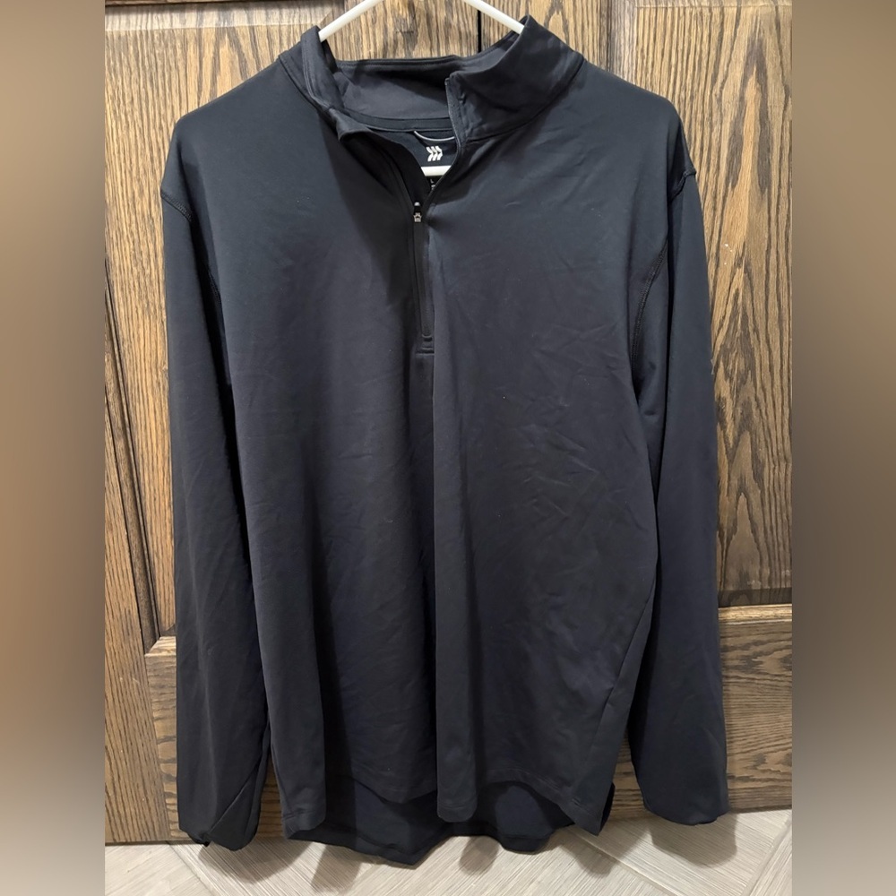 All in Motion Black Quarter-Zip Pullover